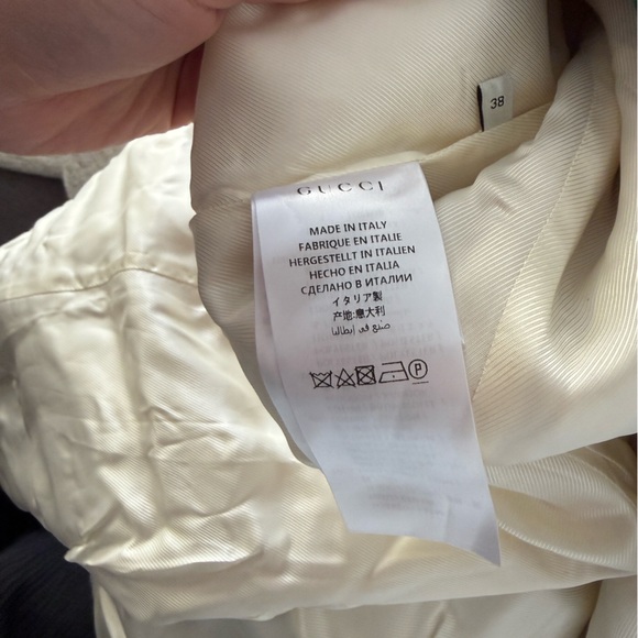 Gucci Wool Stripe Trim Coat - Picture 4 of 8